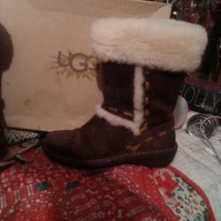 UGG Fleece Boots Size 8