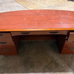 Brown Wooden Desk