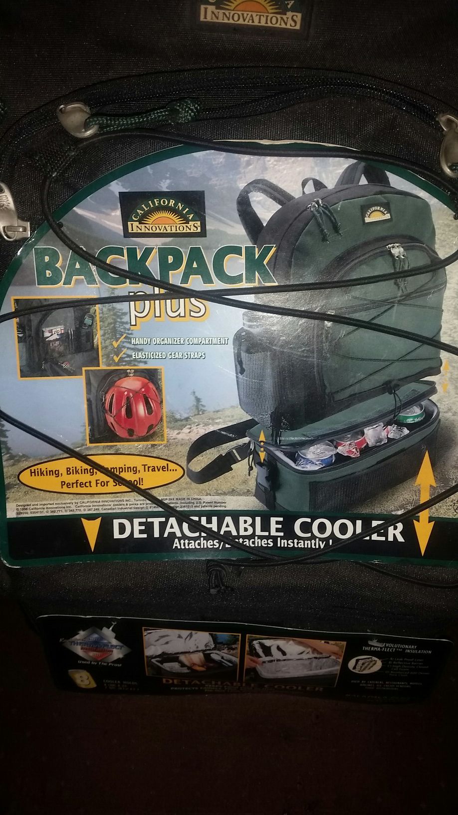 Brand new Backpack with detachable cooler