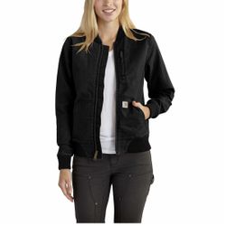 Women’s Carhartt Black Bomber Jacket Relaxed Fit XXL