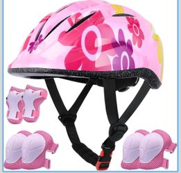 Kids Helmet with Kneepads and Elbow Pads Set! Brand new! See all pics!