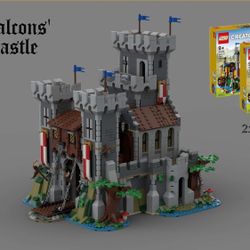 Lego Medieval Knight 10305 Lion Castle Kingdoms Dragon Black Falcon 31120 3 in 1 Creator Modular Building Fortress Soldier Army 21063
