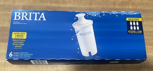 Water Filter (6) Standard for Brita