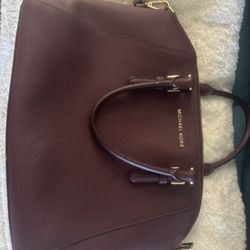 Maroon Michael Kors Purse. Estimated Retail 250