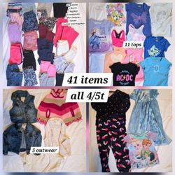 Toddler Girls Bundle 4/5t