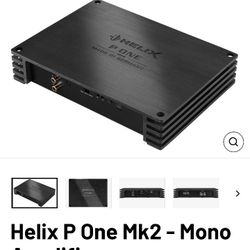 HELIX P ONE MONO 1OHM STABLE AMPLIFIER 