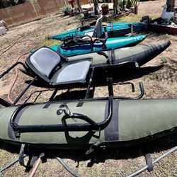 Durable Inflatable Fishing Pontoon Boat for Sale in Hemet, CA - OfferUp