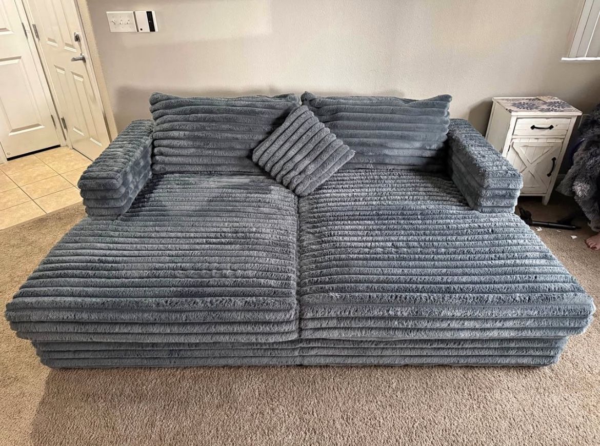 Corduroy Chaise Couch