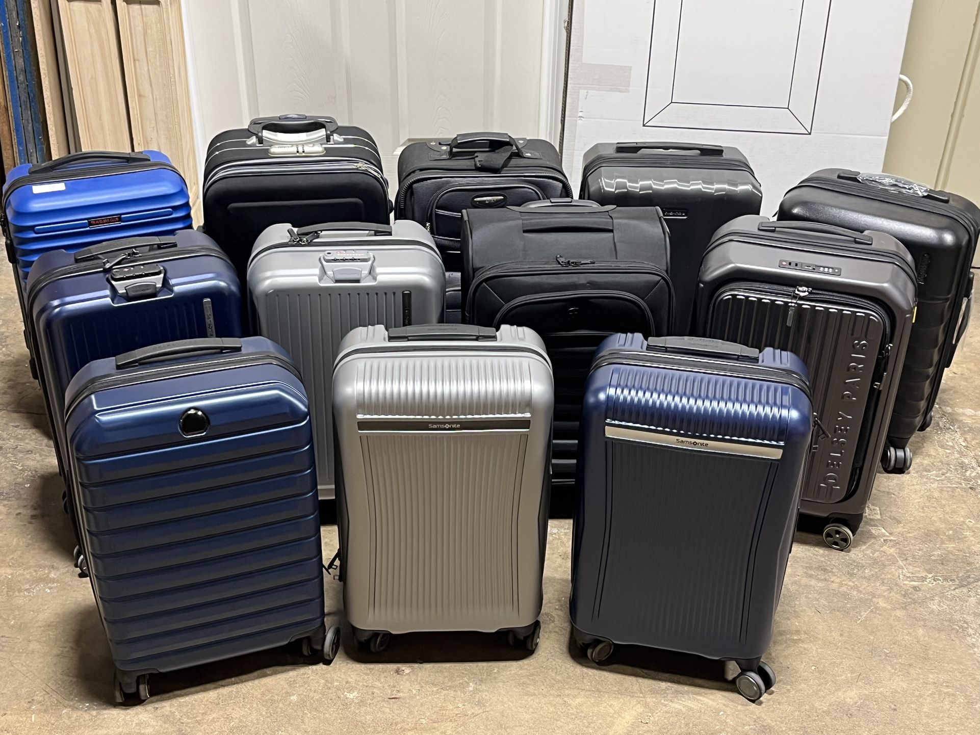 Samsonite And Delsey Cary On Luggages