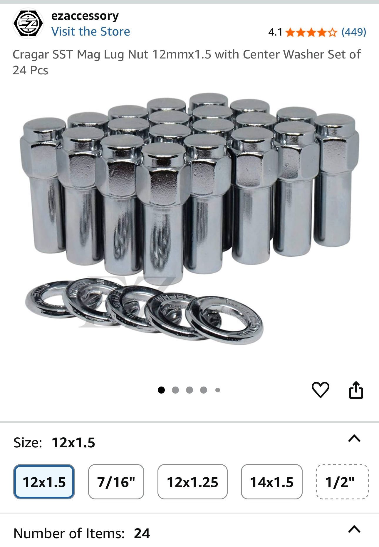Long Shank Lug Nuts 