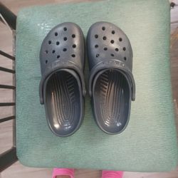Navy Blue Crocs 