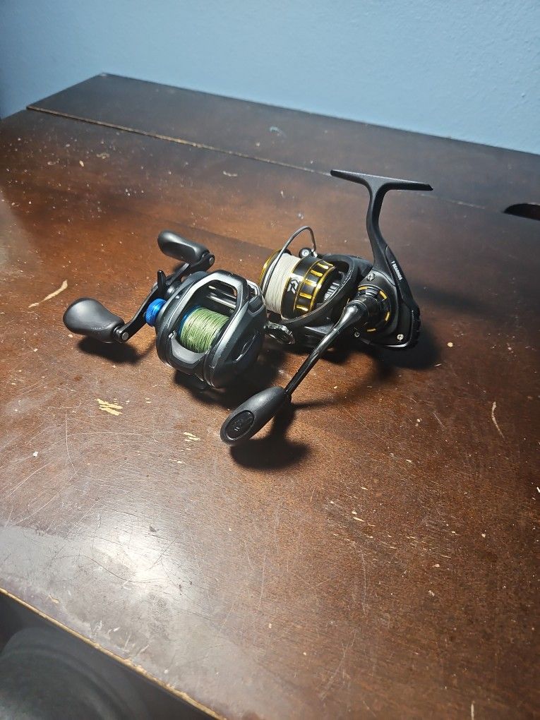 Shinamo Slx And Diawa BG 2500 (Perfect Conditon) (Worth 230$ Selling For 185)