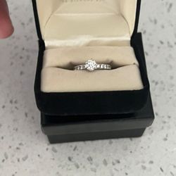 Diamond Engagement Ring TCW 1.12
