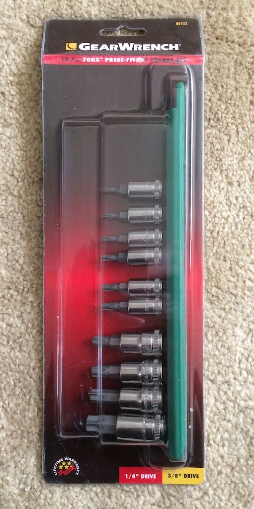 GearWrench 10 piece Torx Socket Set