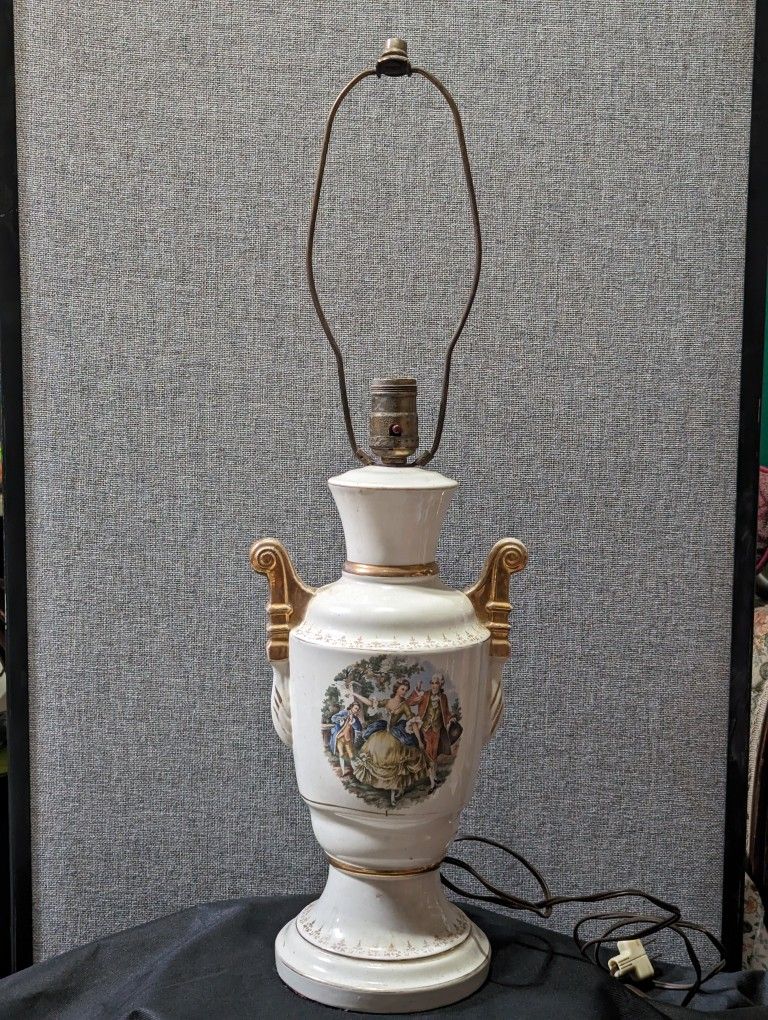 Victorian Vintage Porcelain Lamps 