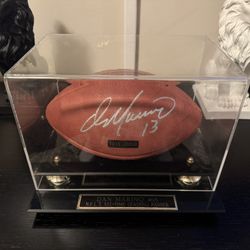 Dan Marino Signed Football Limited Edition #1015/2000 w/ Display Case – Dolphins HOF