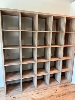 IKEA KALLAX Cube Shelf  w/ matching tv stand