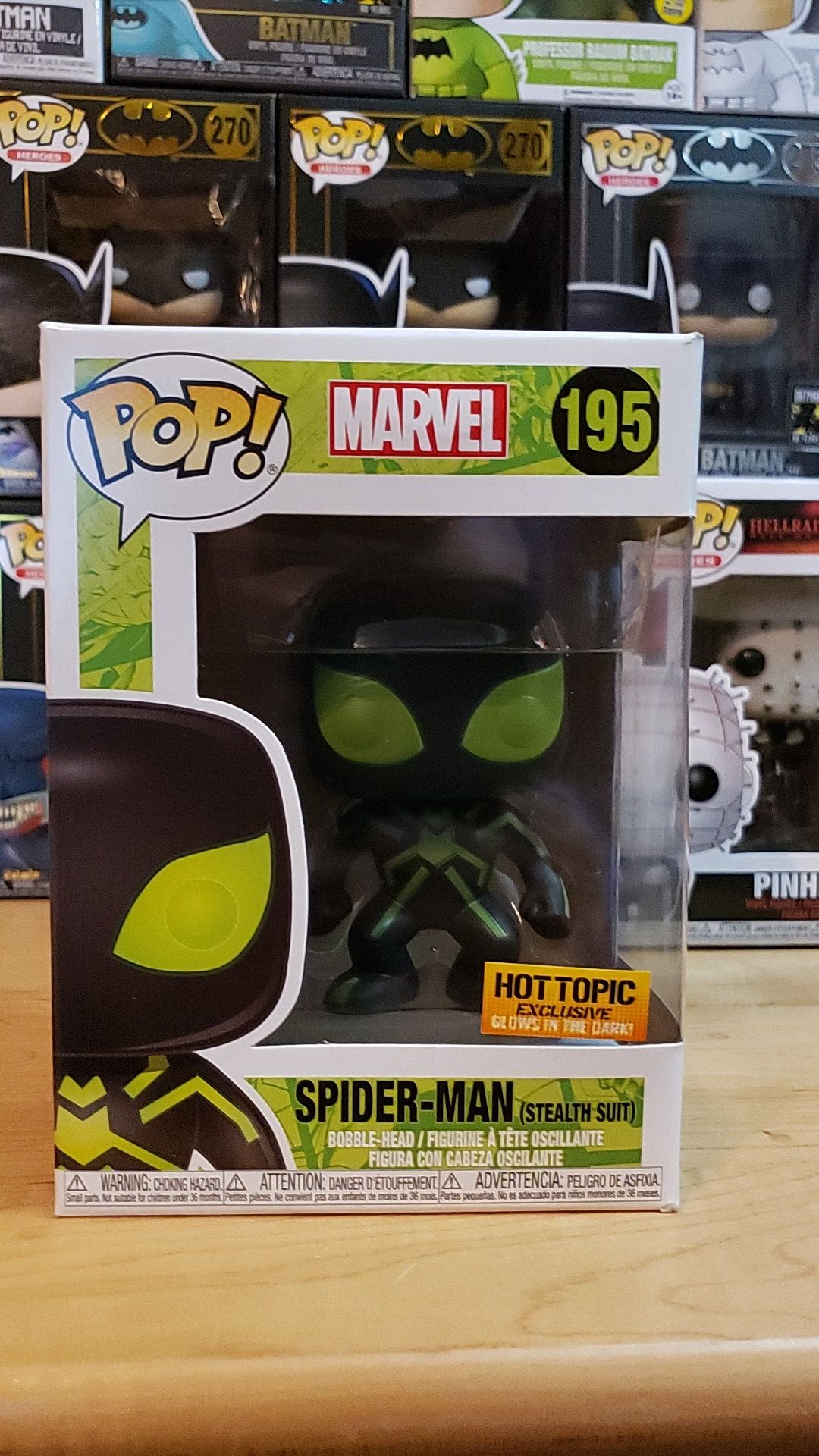 Funko Pop GITD Spider-man Exclusive