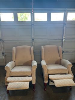 Matching Recliner Chairs W/ Footrests