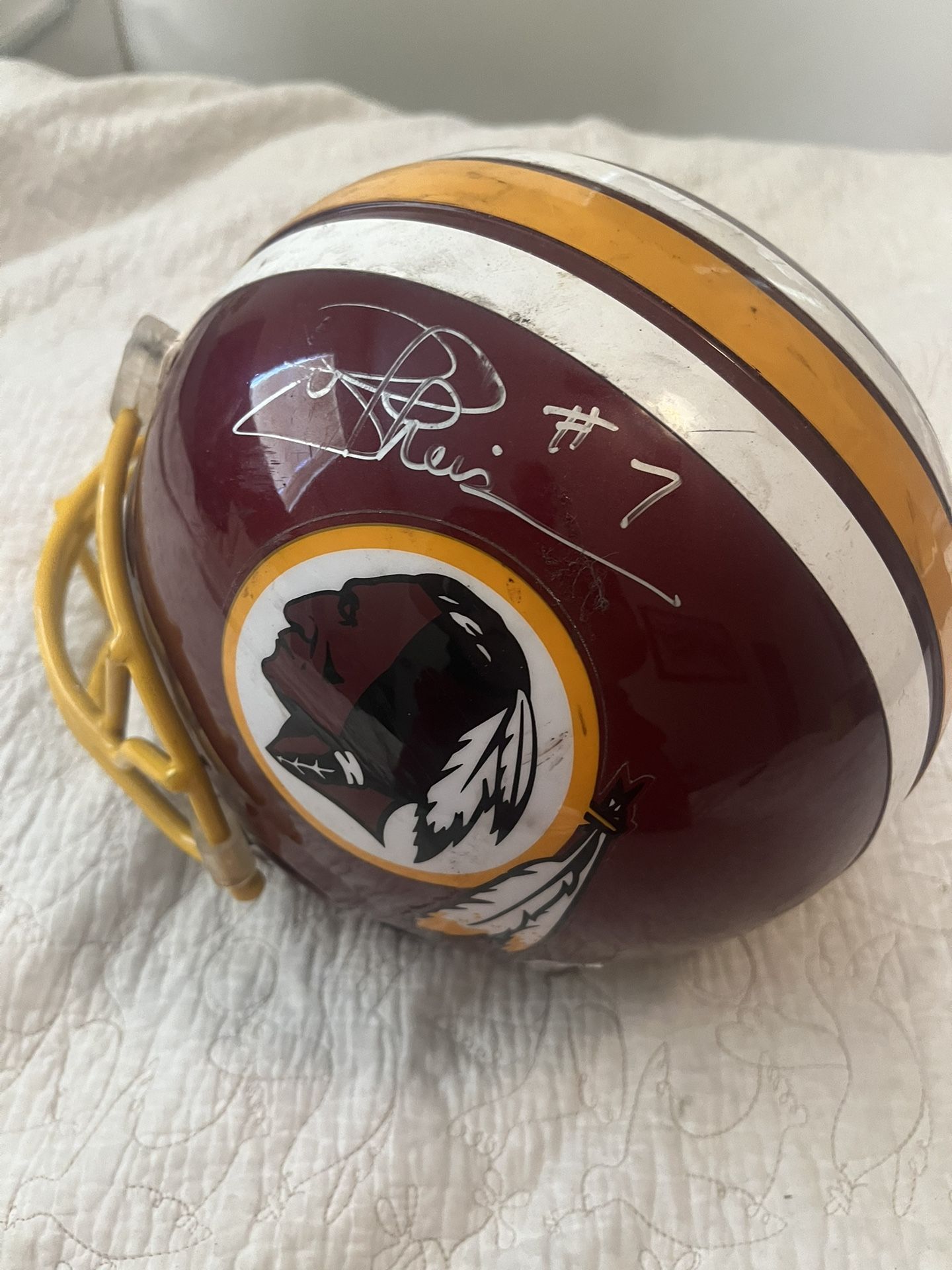 Joe Theisman Autographed Helmet
