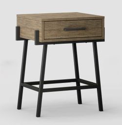 Corinna Angle Leg Side Table Wood