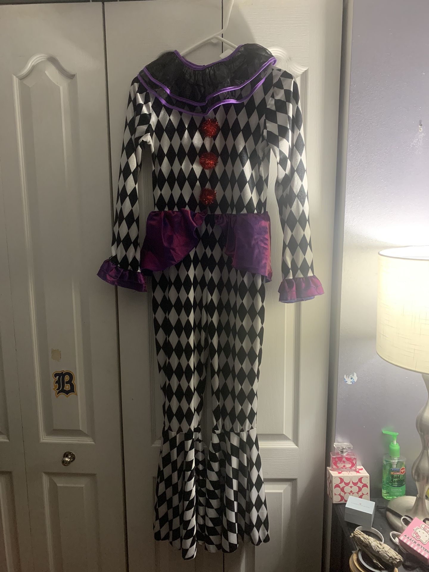Girls Carnival Clown Unitard Costume Size XL