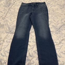 Old Navy High Rise Wow Straight Dark Wash Jeans 