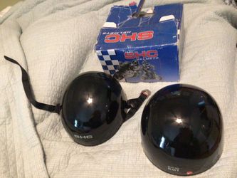 Black New Or Like New Motorcycle Helmet 3 Are Avail All Are L /XL Helmets By SHC 60 DOT
