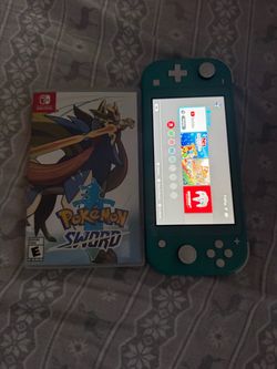 Nintendo Switch Lite Turquoise with Pokémon Sword