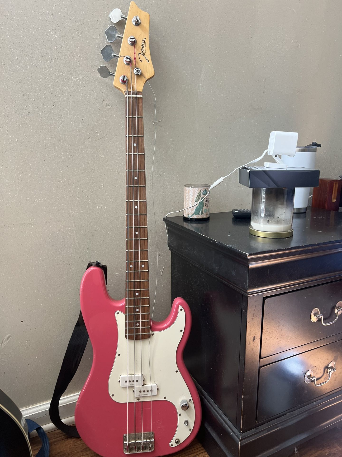 Pink Electric Guitar