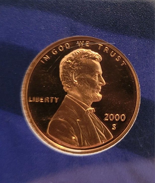 2000 S PROOF DD WIDE AM PENNY