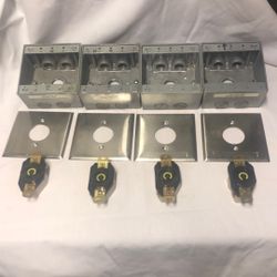 Electrical Boxes -twist Lock Plugs-ss Cover Plates 
