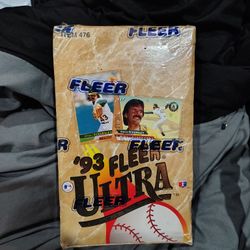 '93 Factory Sealed Wax Box Of FLEER Ultra Baseball Series 1 Cards