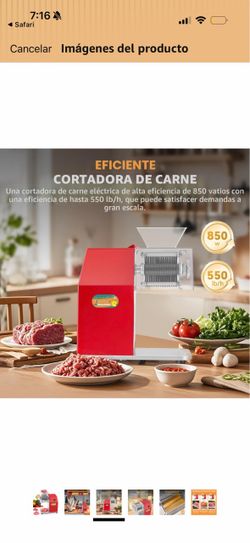 Electric Meat Cutter Machine 850W
