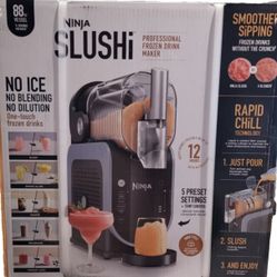 Ninja Slushi Professional Frozen Drink Maker New 