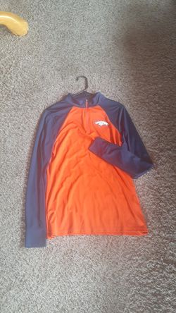Womens Denver Broncos NFL Dri Fit Top Size Large