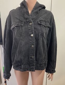 Women's Wild Fable Hooded jean jacket