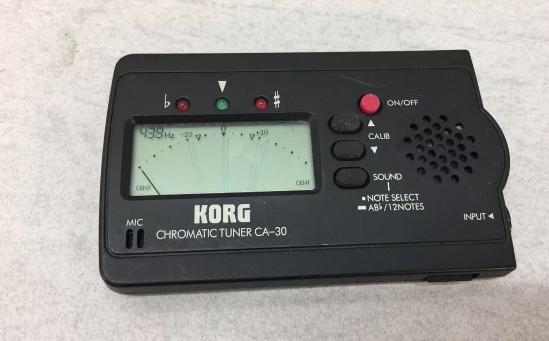 Korg Chromatic Tuner CA-30 Guitar, Base Tuner