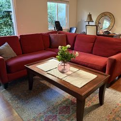 Red Sectional 
