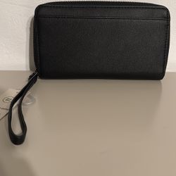 Black Wristlet Wallet And Phone Holder New