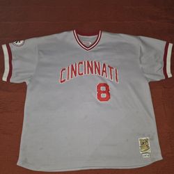 Mitchell & Ness Cincinnati Reds #8 Morgan Jersey, (SIZE 5X)