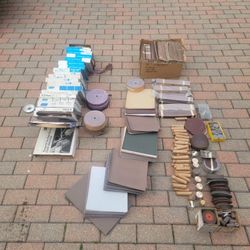 Grinders.Over 2000 peel sandpaper strips. Roll Group. And Sheets.300.00 For Everything