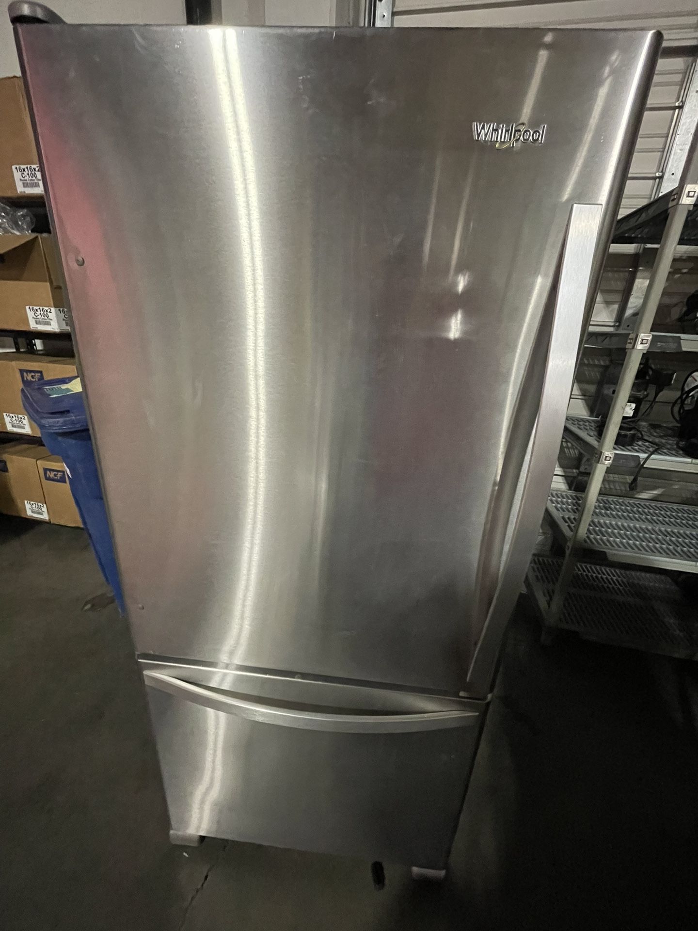 Whirl pool stainless Steel Fridge Used