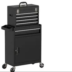 RaDEWAY 20.6-in W x 41.1-in H 5 -Drawer Steel Rolling Tool Cabinet ( Black )
Color/Finish Family
Black

Manufacturer Color/Finish
Black

Type
Bottom t