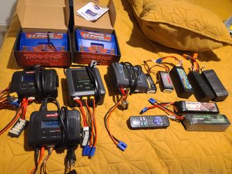 Pickup in Forney.  Bunch of rc chargers & batteries