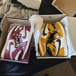 2 Jordan 1 High Retros