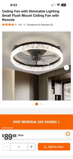 Ceiling fan dimmable
