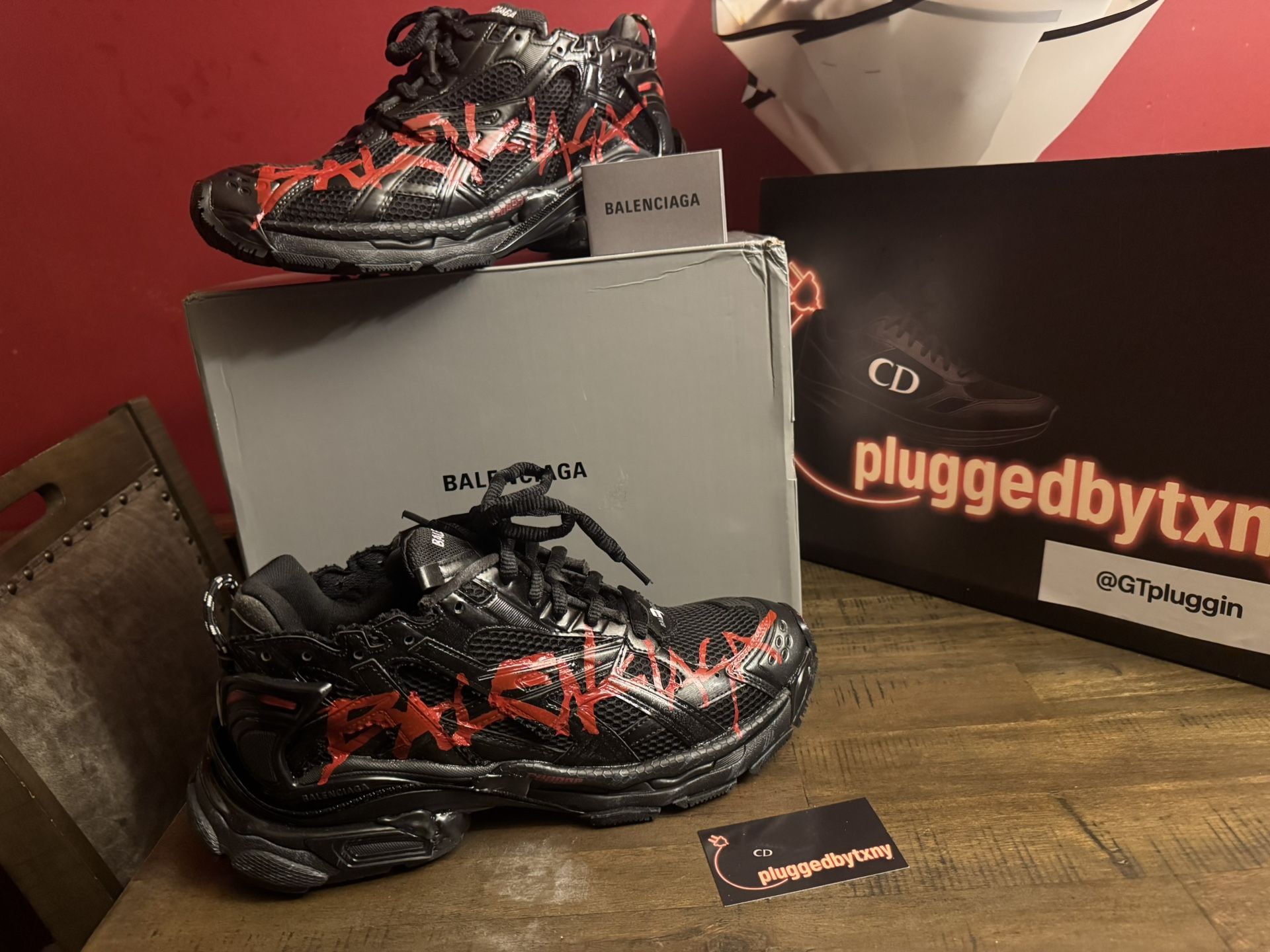 Balenciaga Red Graffiti