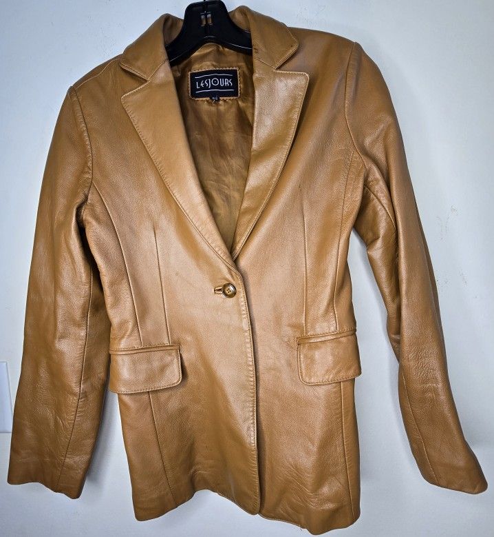 Lesjours Ladies Genuine Leather Jacket 