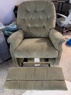 Sage Green Tufted Recliner Chair